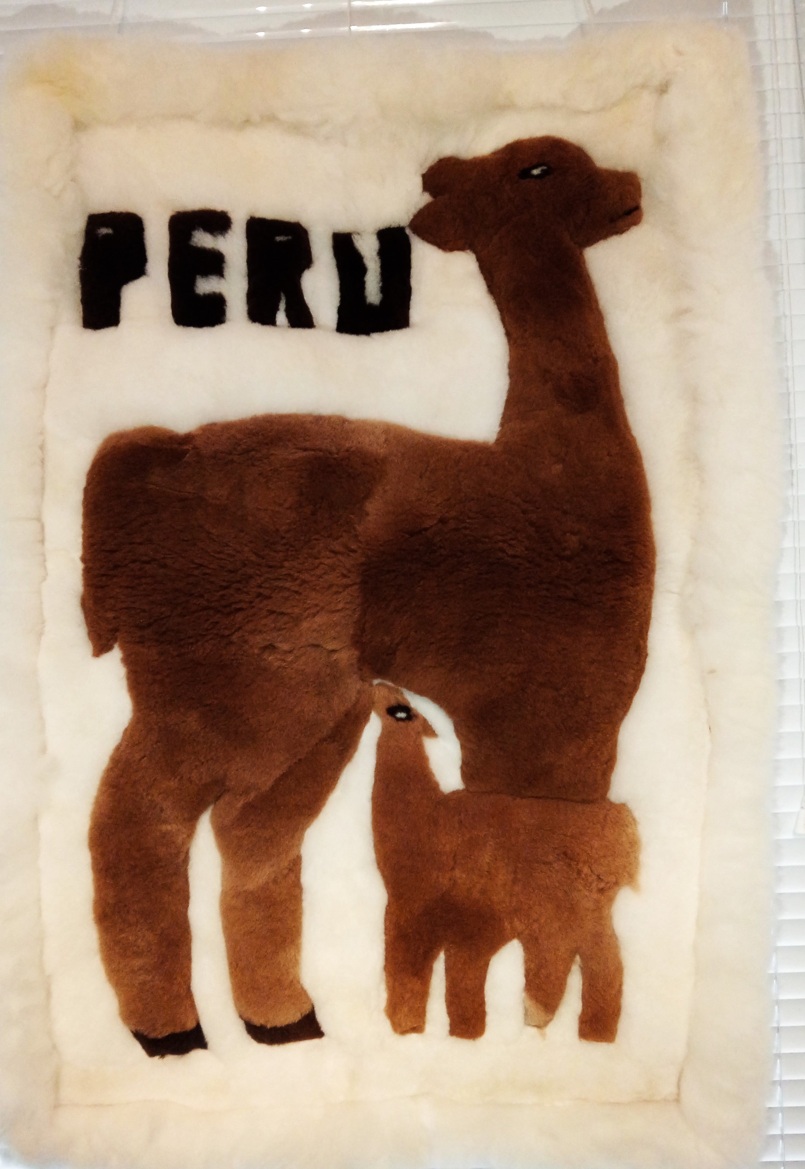 Makatka na sciane peruwiański (Alpaki) - 95x65cm