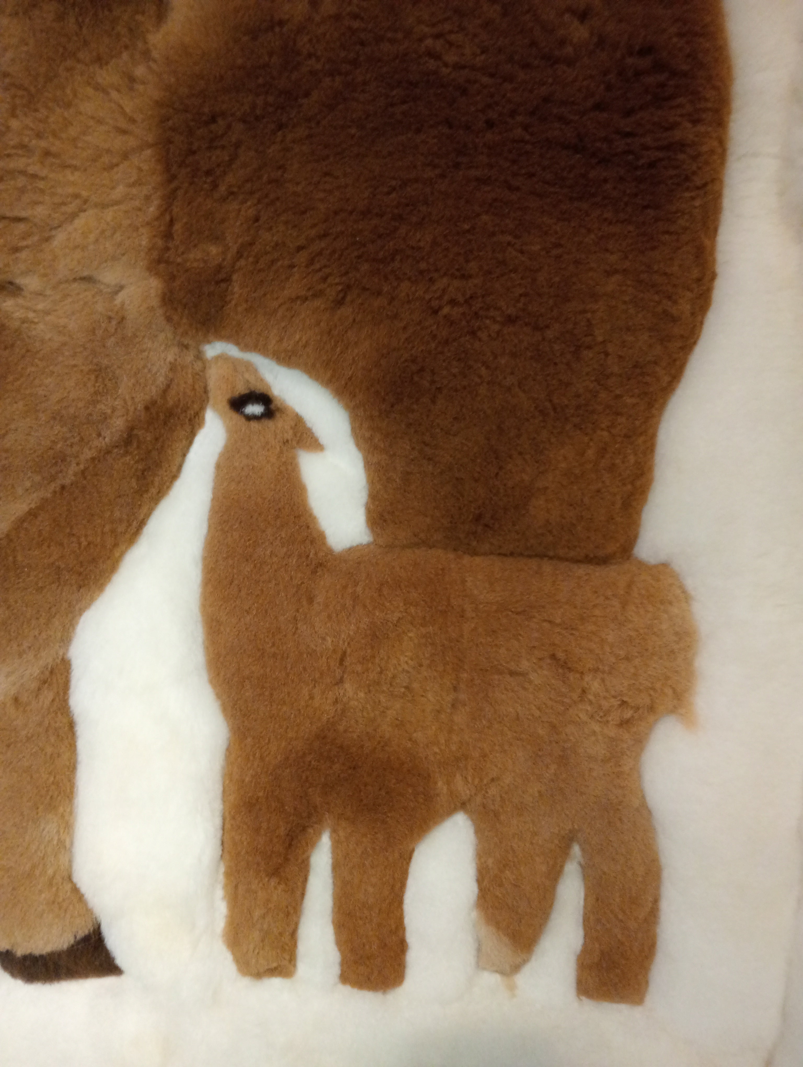 Makatka na sciane peruwiański (Alpaki) - 95x65cm